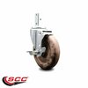 Service Caster Regency 600CASTBRAL 5'' Replacement Caster with Brake REG-SCC-SQ20S514-GFNSHT-TLB-78